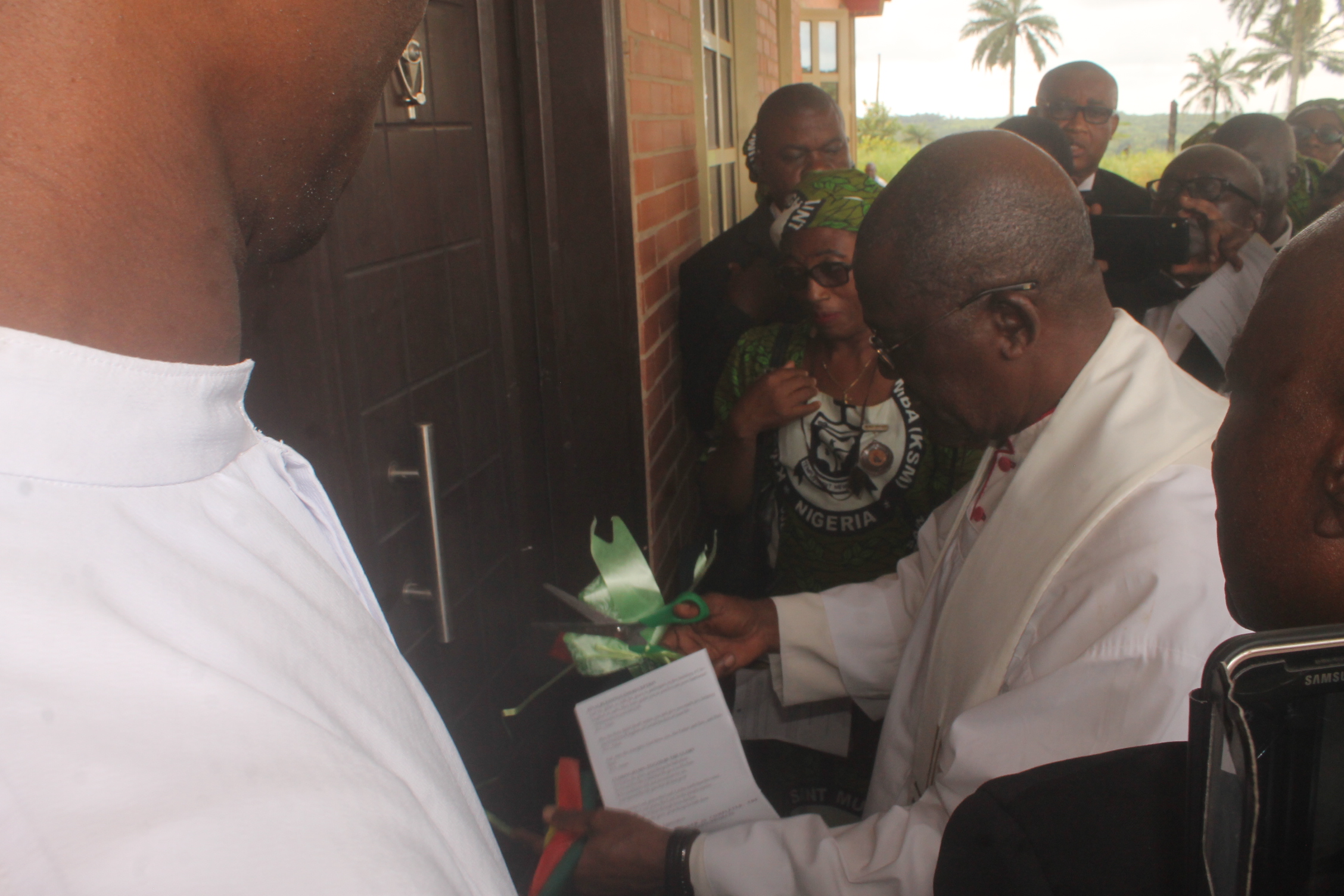 KNIGHT OF ST MULUMBA HAND OVER NEWLY COMPLETED HEALTH CENTRE TO SAGS