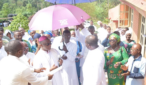ARCHBISHOP MARTINS ADEWALE VISITS SAGS FOR HANDOVER OF PROJECTS